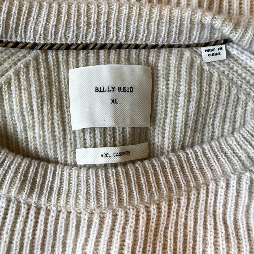 Billy Reid cashmere/wool blend men’s crewneck sweater!
